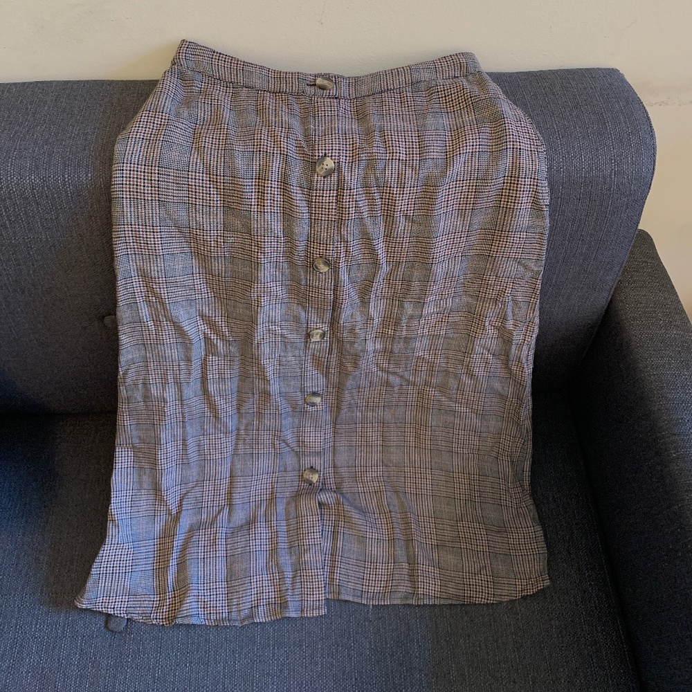 Plaid skirt